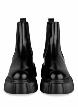 AGL Malisa Chelsea Boots Damen, Schwarz