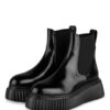 AGL Malisa Chelsea Boots Damen, Schwarz