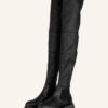 AGL Malisa Overknee-Stiefel Damen, Schwarz