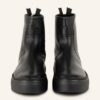 AGL Meghan Biker Boots Damen, Schwarz