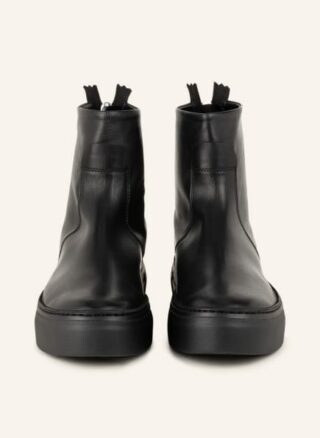 AGL Meghan Biker Boots Damen, Schwarz