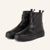 AGL Meghan Biker Boots Damen, Schwarz