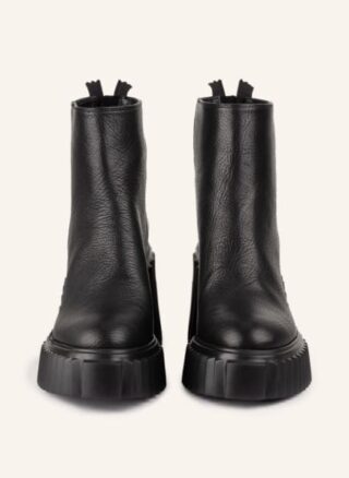 AGL Plateau-Stiefeletten Damen, Schwarz