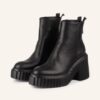 AGL Plateau-Stiefeletten Damen, Schwarz