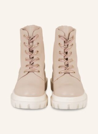 AGL Schnürboots Damen, Beige