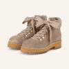 AGL Schnürboots Damen, Beige