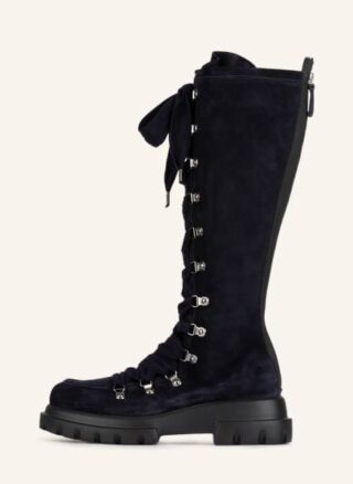 AGL Silvana Schnürstiefel Damen, Blau
