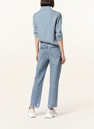 AGOLDE Lana 7/8 Straight Leg Jeans Damen, Blau