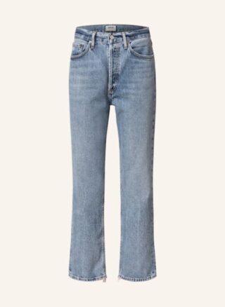 AGOLDE Lana 7/8 Straight Leg Jeans Damen, Blau