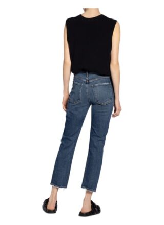 AGOLDE Riley 7/8 Straight Leg Jeans Damen, Blau