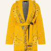 ALANUi Bandana Jacquard Strickhülle Damen, Gelb