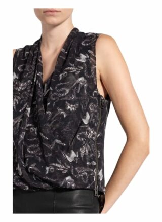 ALL SAINTS Abi Somnium Top Damen, Schwarz