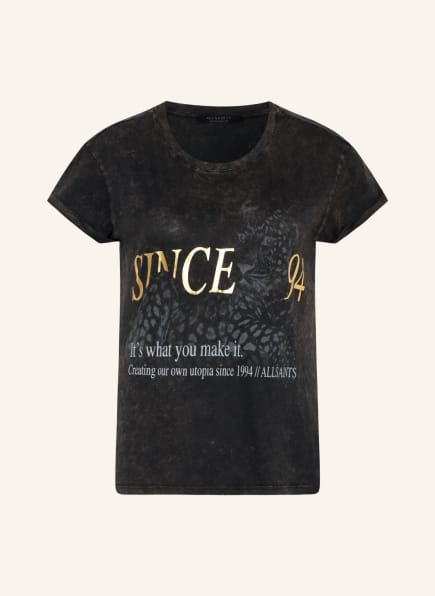 ALL SAINTS Anna T-Shirts Damen, Schwarz ALL SAINTS Anna T-Shirts Damen, Schwarz