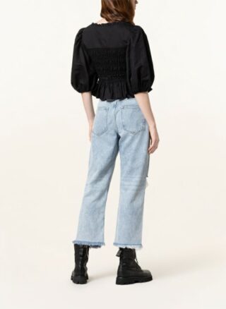 ALL SAINTS April Karottenjeans Damen, Blau