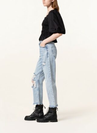 ALL SAINTS April Karottenjeans Damen, Blau