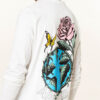 ALL SAINTS Aquatique Longsleeve Herren, Weiß