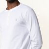 ALL SAINTS Brace Longsleeve Herren, Weiß