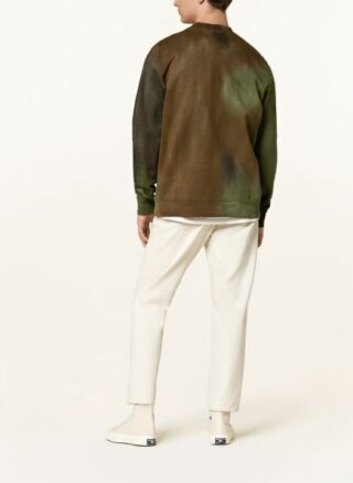 ALL SAINTS Camo Dropout Sweatshirt Herren, Grün