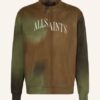 ALL SAINTS Camo Dropout Sweatshirt Herren, Grün