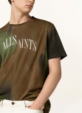 ALL SAINTS Camo Dropout T-Shirt Herren, Grün