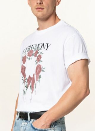 ALL SAINTS Ceremony T-Shirt Herren, Weiß