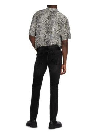 ALL SAINTS Cigarette Slim Fit Jeans Herren, Schwarz