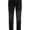 ALL SAINTS Cigarette Slim Fit Jeans Herren, Schwarz