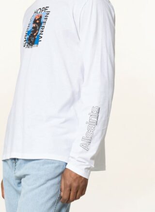 ALL SAINTS Desert Rose Longsleeve Herren, Weiß