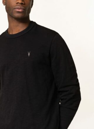 ALL SAINTS Dexter Longsleeve Herren, Schwarz