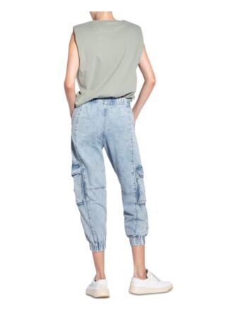 ALL SAINTS Frieda Karottenjeans Damen, Blau
