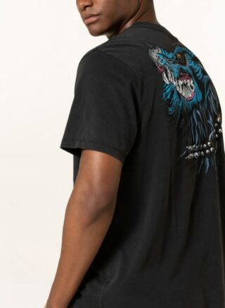 ALL SAINTS Gnasher T-Shirt Herren, Schwarz