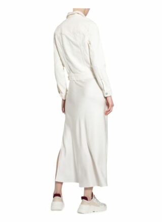 ALL SAINTS Hay Jeansjacke Damen, Weiß