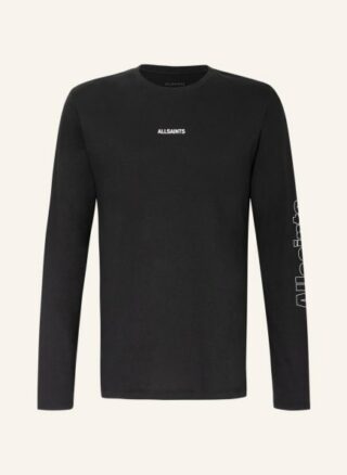 ALL SAINTS Hollowpoint Longsleeve Herren, Schwarz