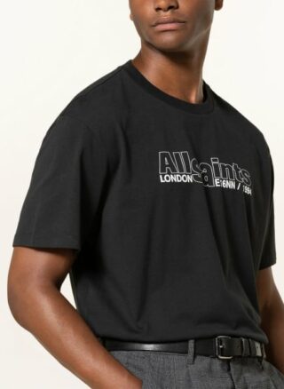 ALL SAINTS Hollowpoint T-Shirt Herren, Schwarz
