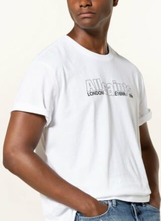 ALL SAINTS Hollowpoint T-Shirt Herren, Weiß