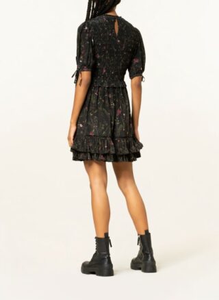 ALL SAINTS Jaya Kleid in A-Linie Damen, Schwarz