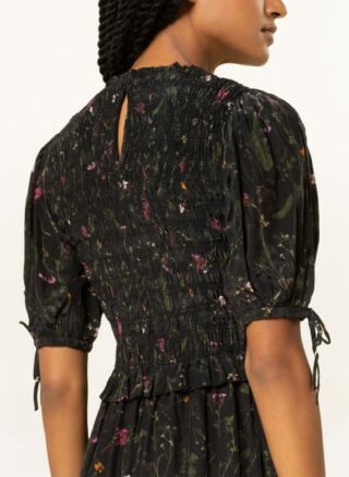 ALL SAINTS Jaya Kleid in A-Linie Damen, Schwarz