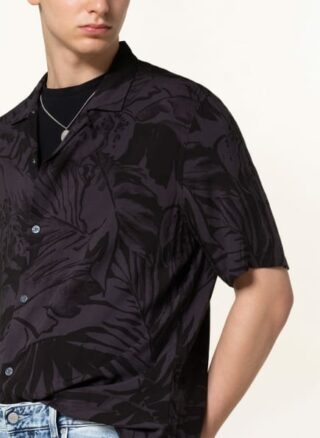 ALL SAINTS Lanai Casual-Hemd Herren, Schwarz