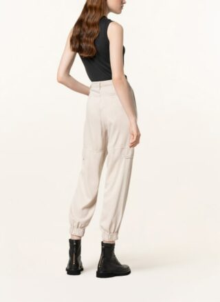 ALL SAINTS Lira Cargohose Damen, Weiß
