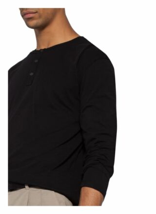 ALL SAINTS Longsleeve Herren, Schwarz