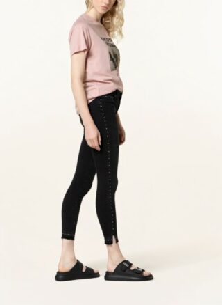 ALL SAINTS Miller 7/8 Skinny Jeans Damen, Schwarz