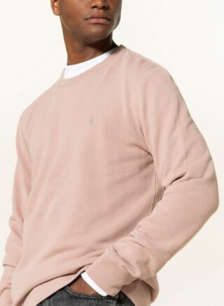 ALL SAINTS Raven Sweatshirt Herren, Pink
