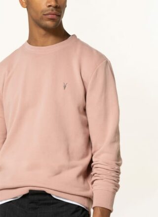 ALL SAINTS Raven Sweatshirt Herren, Pink