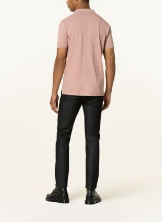ALL SAINTS Reform Piqué-Poloshirt Herren, Pink