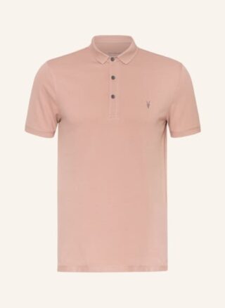 ALL SAINTS Reform Piqué-Poloshirt Herren, Pink