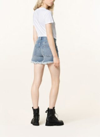 ALL SAINTS Remi Jeans-Shorts Damen, Blau