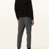 ALL SAINTS Ronan Lederjacke Herren, Schwarz