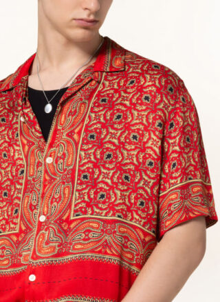 ALL SAINTS Sinaloa Casual-Hemd Herren, Rot