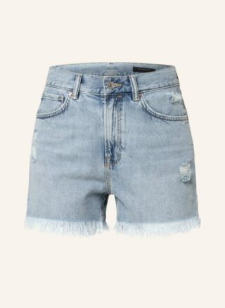 ALL SAINTS Yanni Jeans-Shorts Damen, Blau