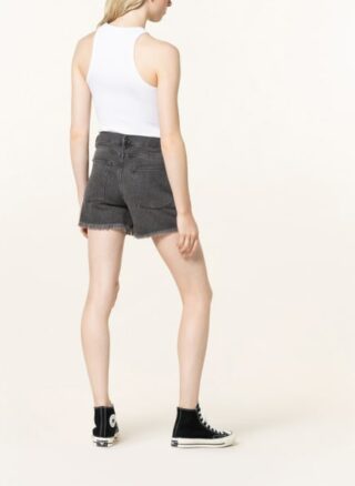 ALL SAINTS Yanni Jeans-Shorts Damen, Schwarz